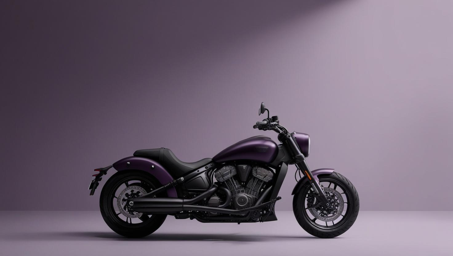 Motorcycle being inspected